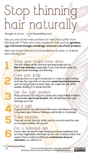 Stop Thinning Hair Naturally - PositiveFoodie